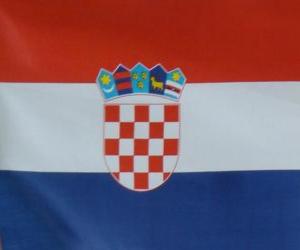 yapboz Hırvatistan bayrağı
